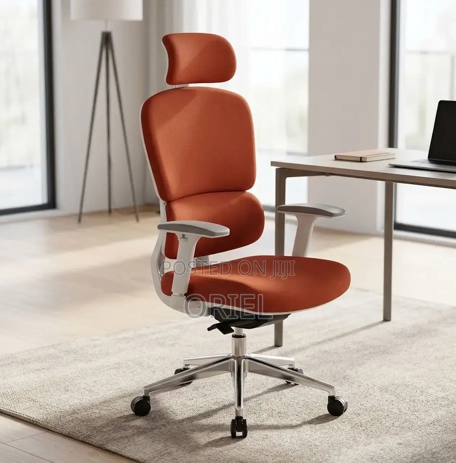 High-Back Computer Office Chair – Comfortable Ergonomic Desk Seating