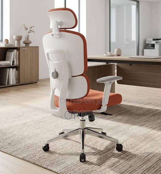 High-Back Computer Office Chair – Comfortable Ergonomic Desk Seating - thumbnail 6