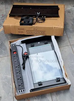 6U CCTV DVR NVR Cabinet With Cooling Fan