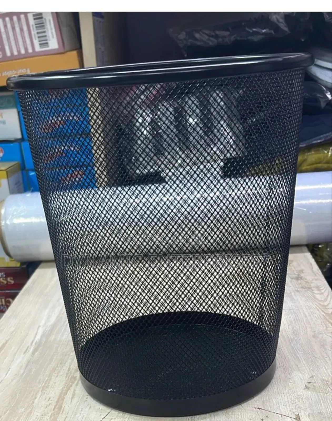9L Metallic Mesh Dust Bin