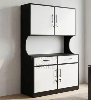 Modern Two-Tone Office Wall Unit – Executive Storage & Display Cabinet