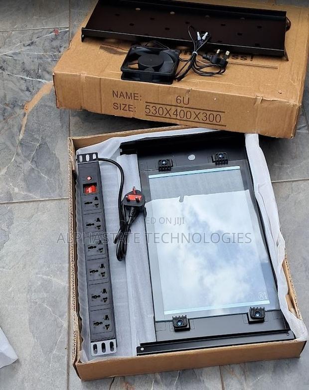 6U Wall Mount Data Cabinet for CCTV and Networking - main view