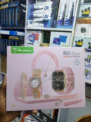 Smartbarry A58 Plus 2.02-Inch HD Bluetooth Calling Watch