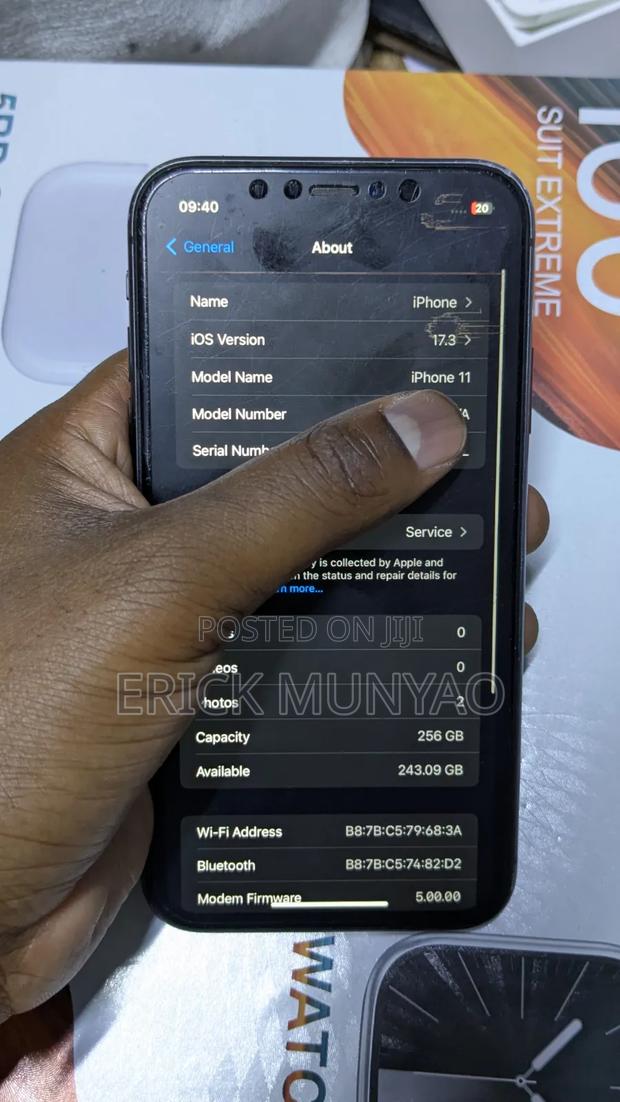 Apple iPhone 11 256 GB Gray - thumbnail 3