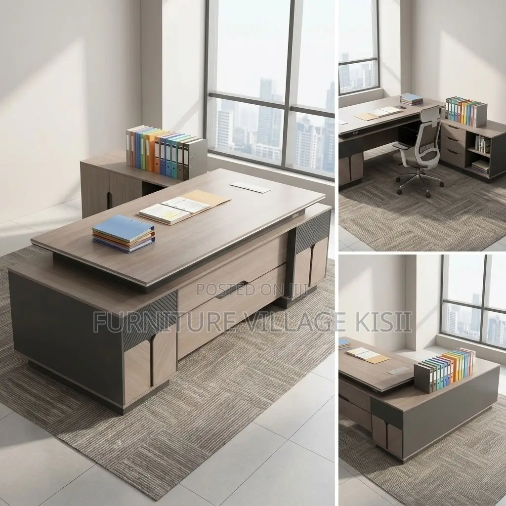 2.4m Executive Office Desk With Side Return
