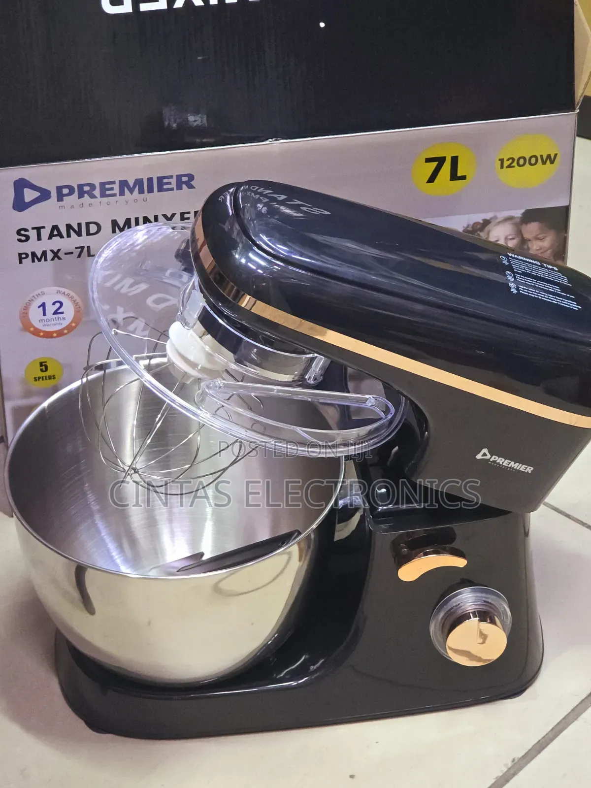 Premier 7l Stand Mixer/Dough Mixer