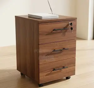 3-Drawer Rolling Office Cabinet – Mobile Filing & Storage Unit