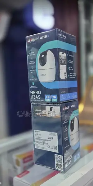 Dahua Hero H3AS 2K Smart Wi-Fi 6 Indoor CCTV Camera – 3MP Lens