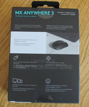 Logitech MX Anywhere 3S Bluetooth Rechargeable Mouse - Graphite