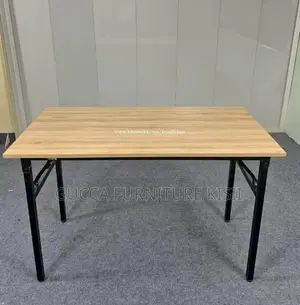 MDF 120CM Computer Table With Foldable Legs.