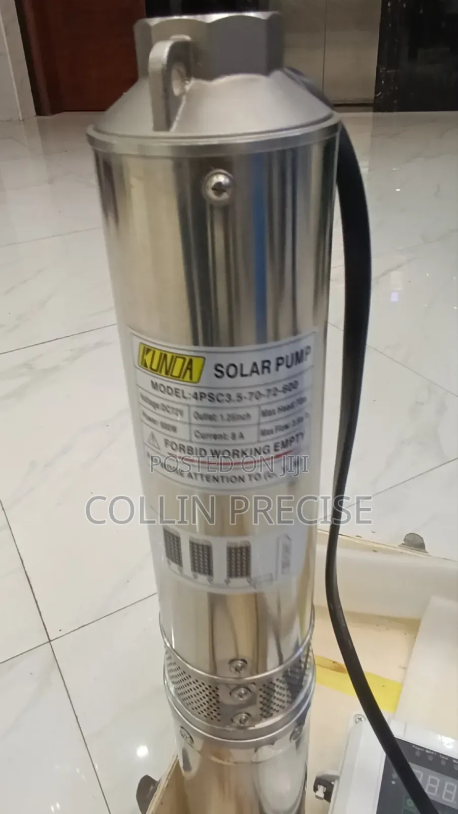 600W Kunda Solar Pump With Control Box