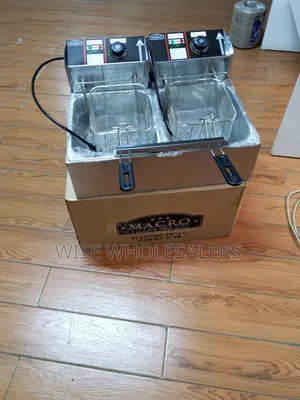 Macro Electric Double Deep Fryer (Item No: TF-6D) With a 6L + 6L