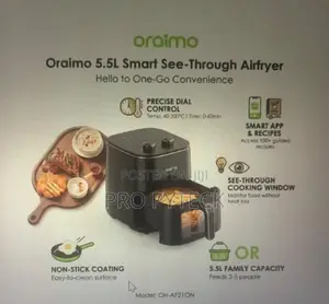 Oraimo Airfryer 1500w Cooking Visible Smart Airfryer