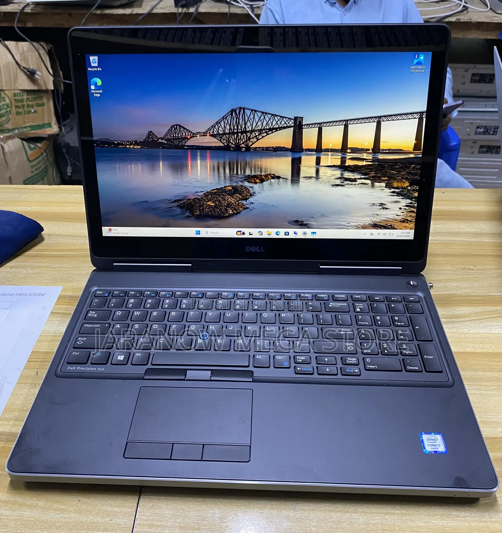 Laptop Dell Precision 7510 8GB Intel Core i7 SSD 512GB
