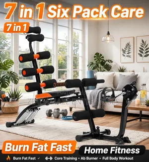 7 in 1 Six Pack Care Machine With Pedals - Abs Exerciser