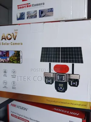 AOV AI Solar Camera for Reliable Outdoor Home Security Monitoring