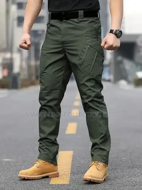 Army Multi-Pocket Tactical Cargo Trousers - main view