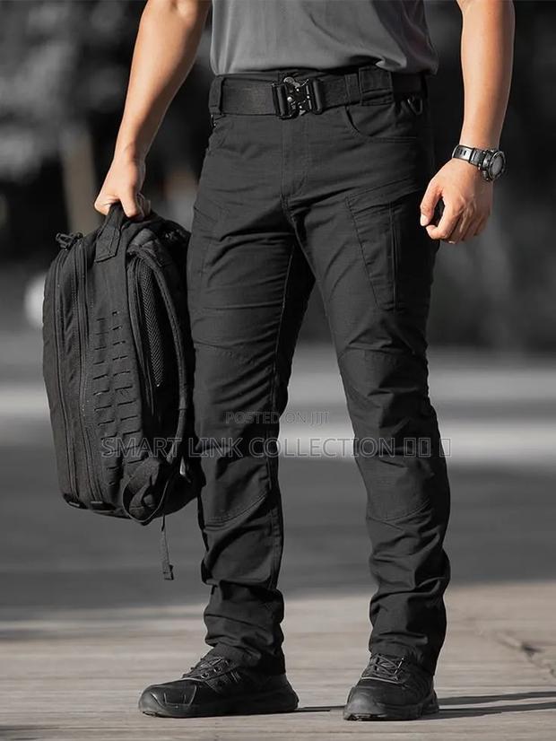 Army Multi-Pocket Tactical Cargo Trousers - thumbnail 2