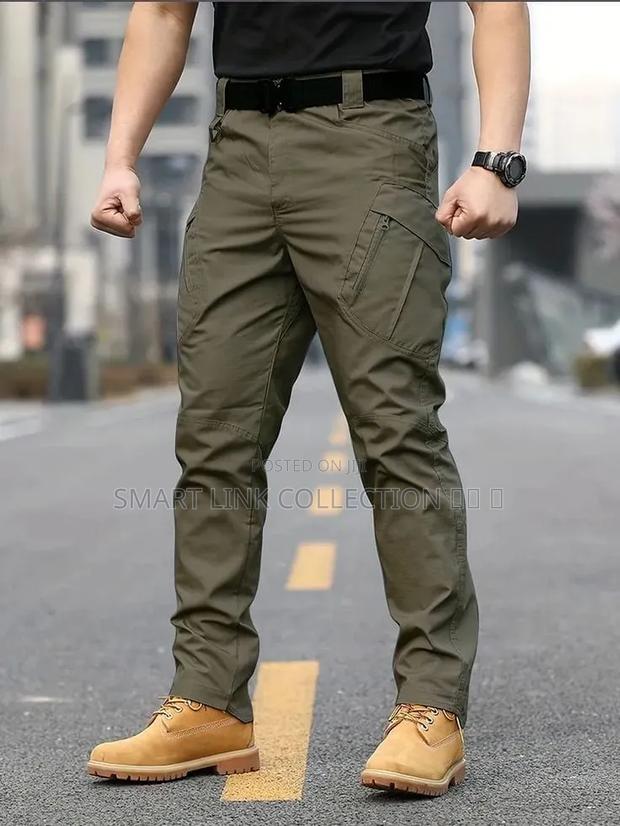Army Multi-Pocket Tactical Cargo Trousers - thumbnail 3