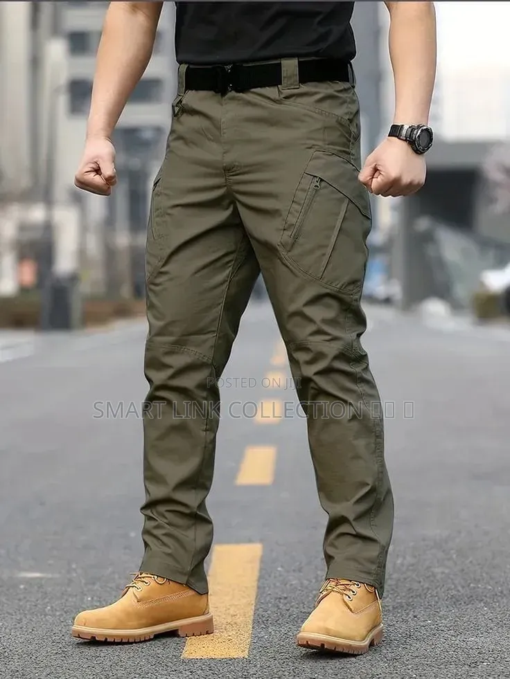Army Multi-Pocket Tactical Cargo Trousers