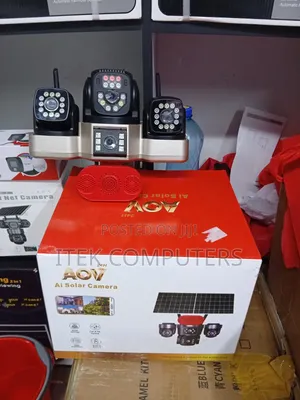 AOV AI Solar Camera With High Definition Video for Clearer Images