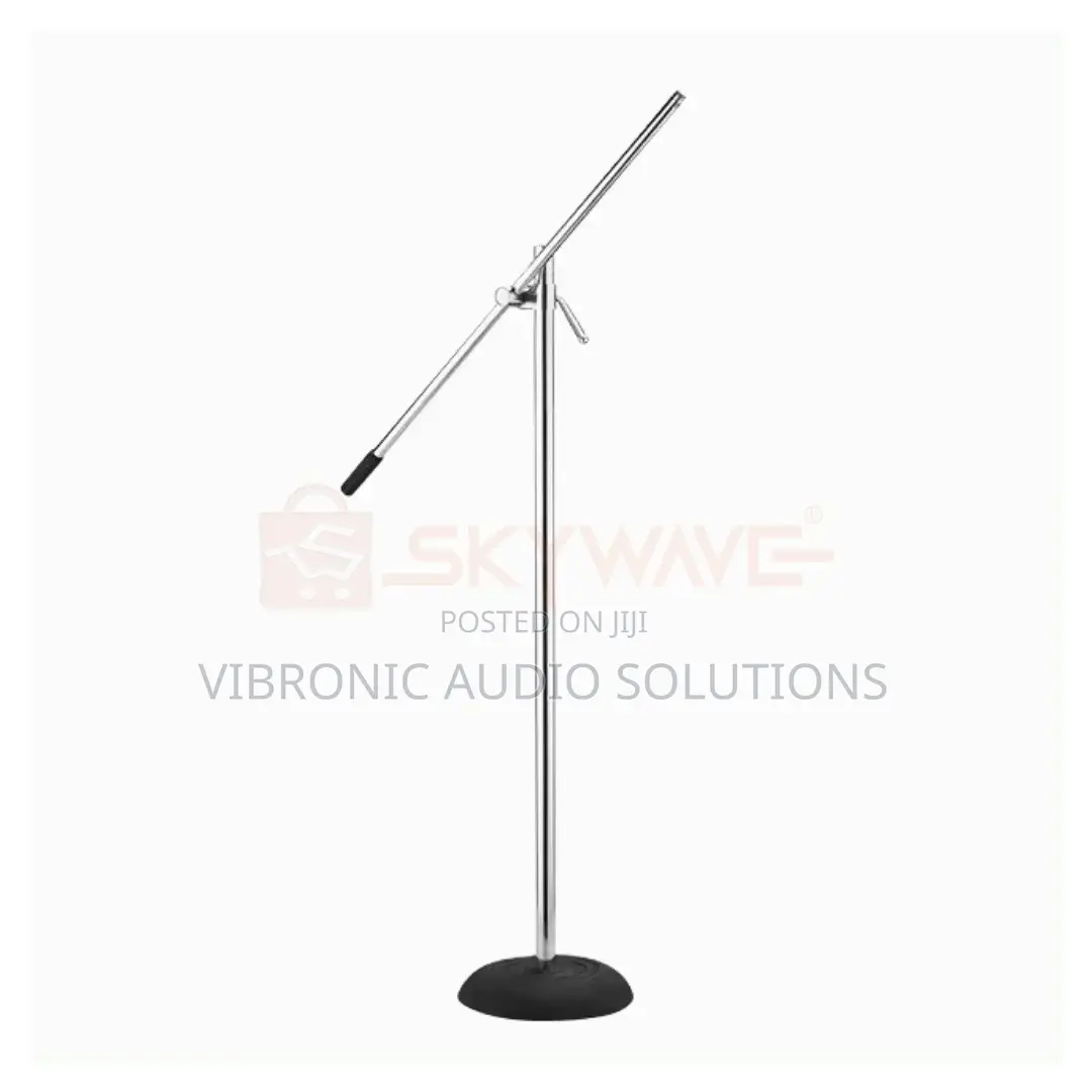 Chrome Coated Microphone Stand