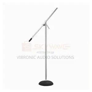 Chrome Coated Microphone Stand