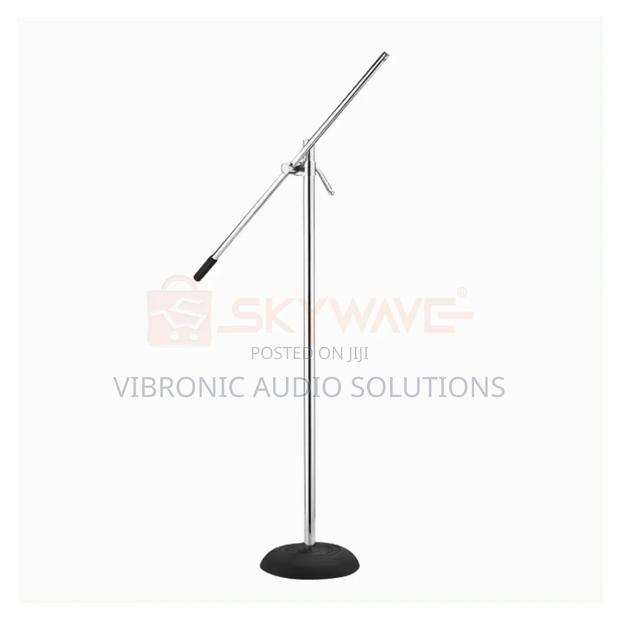 Chrome Coated Microphone Stand - main view