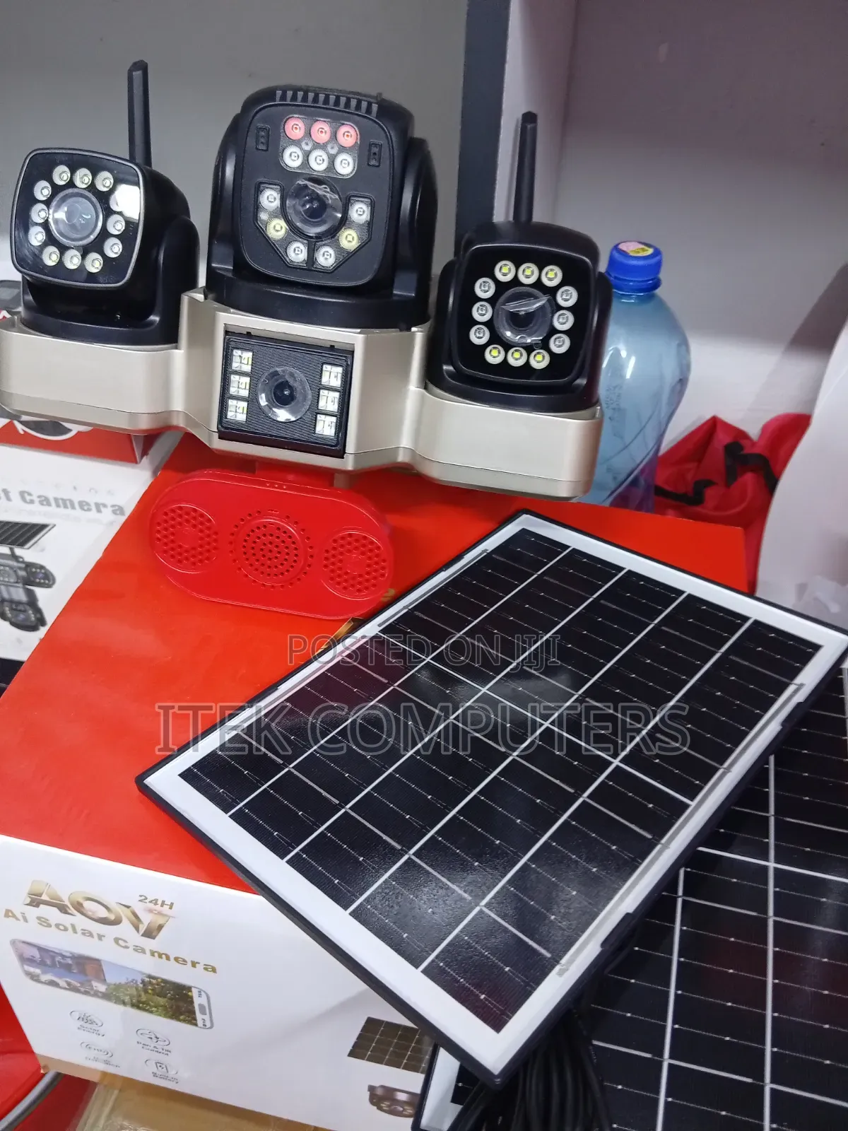 AOV AI Solar Camera for Wireless Installation in Remote Locations