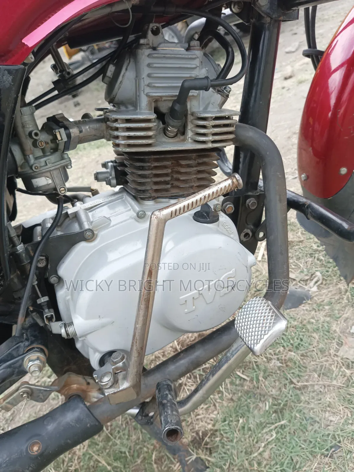 TVS XL 100 2023 Red