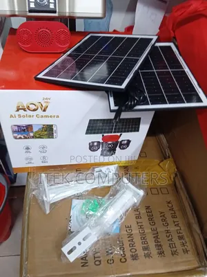 AOV AI Solar Camera With Mobile Phone Access for Remote Viewing