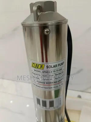 Kunda 72v 70max Head 750w Solar Submersible Water Pump