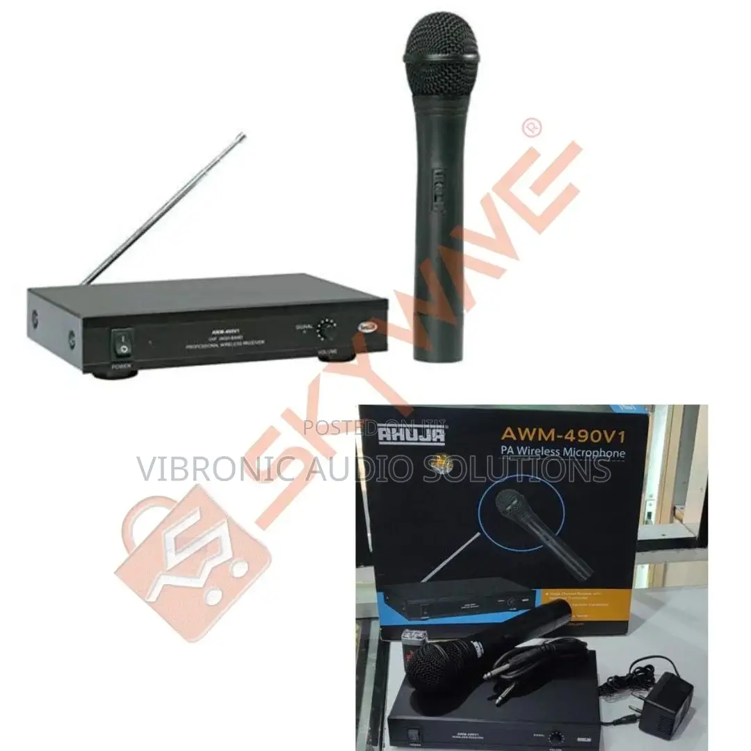Ahuja AWM-490V1 PA Single Wireless Microphone