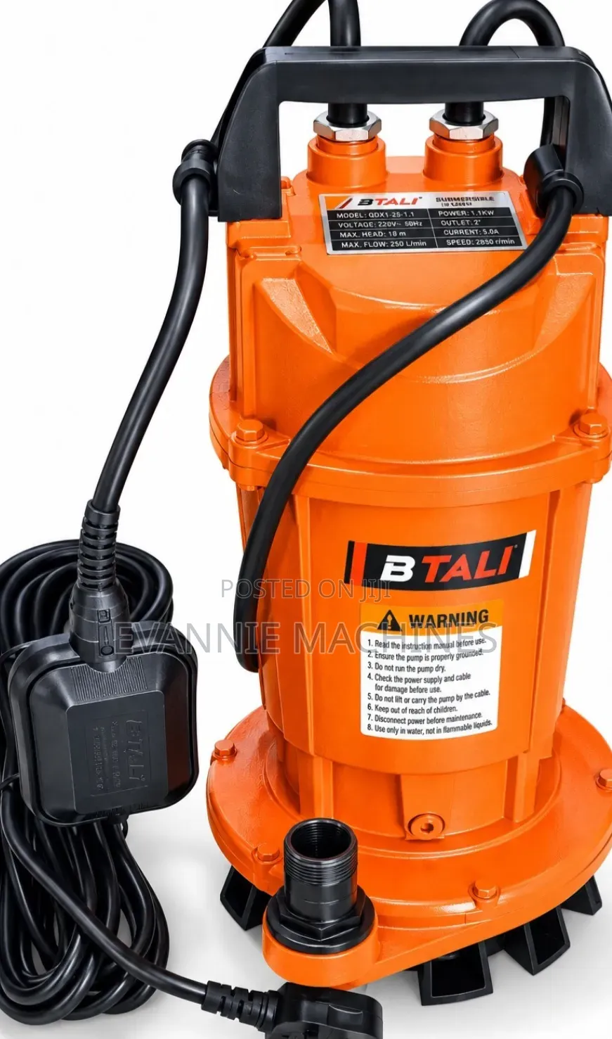 1hp Submersible Water Pump