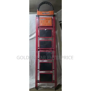 *Velton Red Step Ladders 6-Step Ladder -