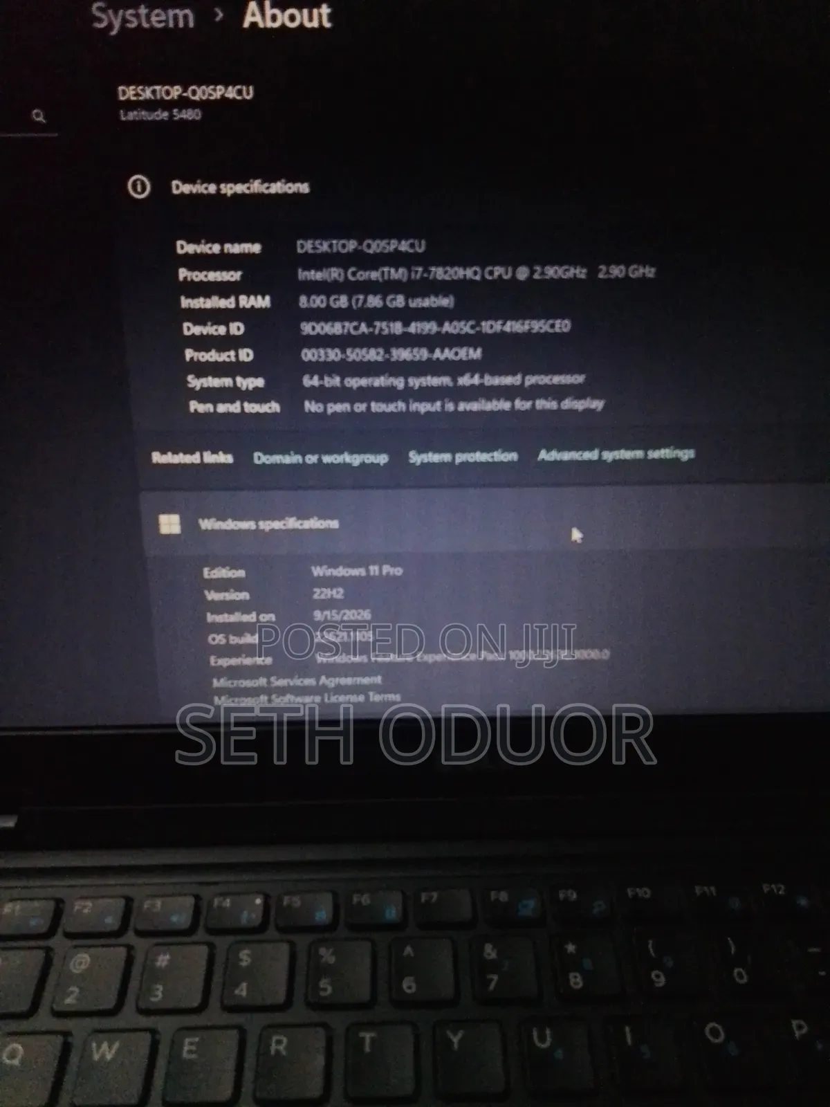 Laptop Dell Latitude 7280 8GB Intel Core i7 SSD 256GB