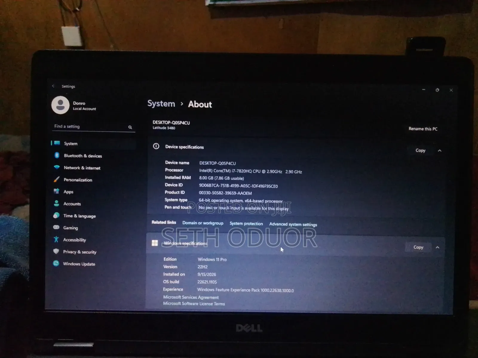 Laptop Dell Latitude 7280 8GB Intel Core i7 SSD 256GB