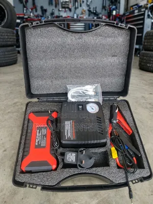 Portable Car Battery Booster and Emergency Jump Starter