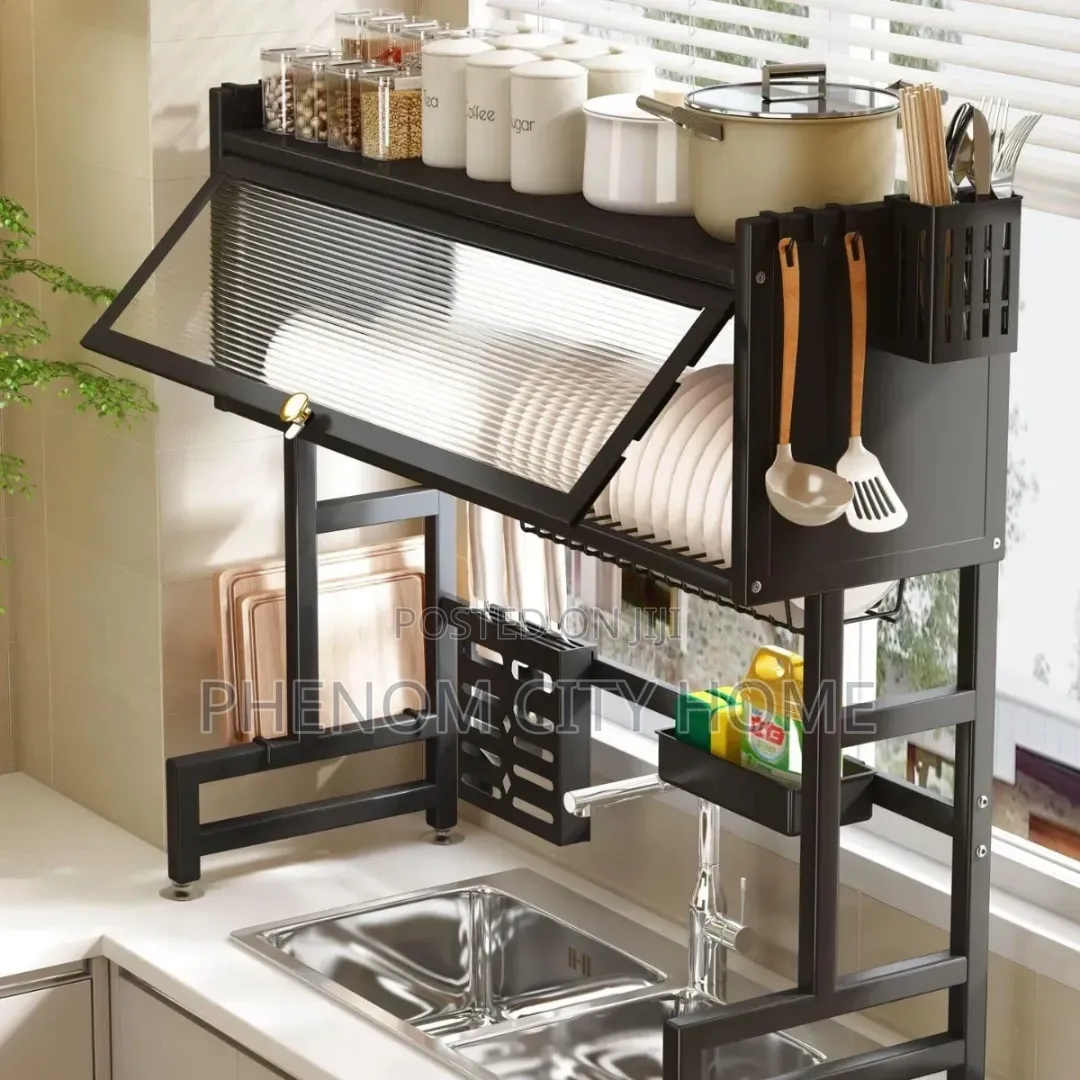 Multifunctional Metal Dustproof Dish Rack