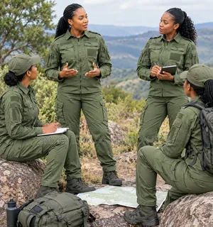 Tactical or Workwear Suits.