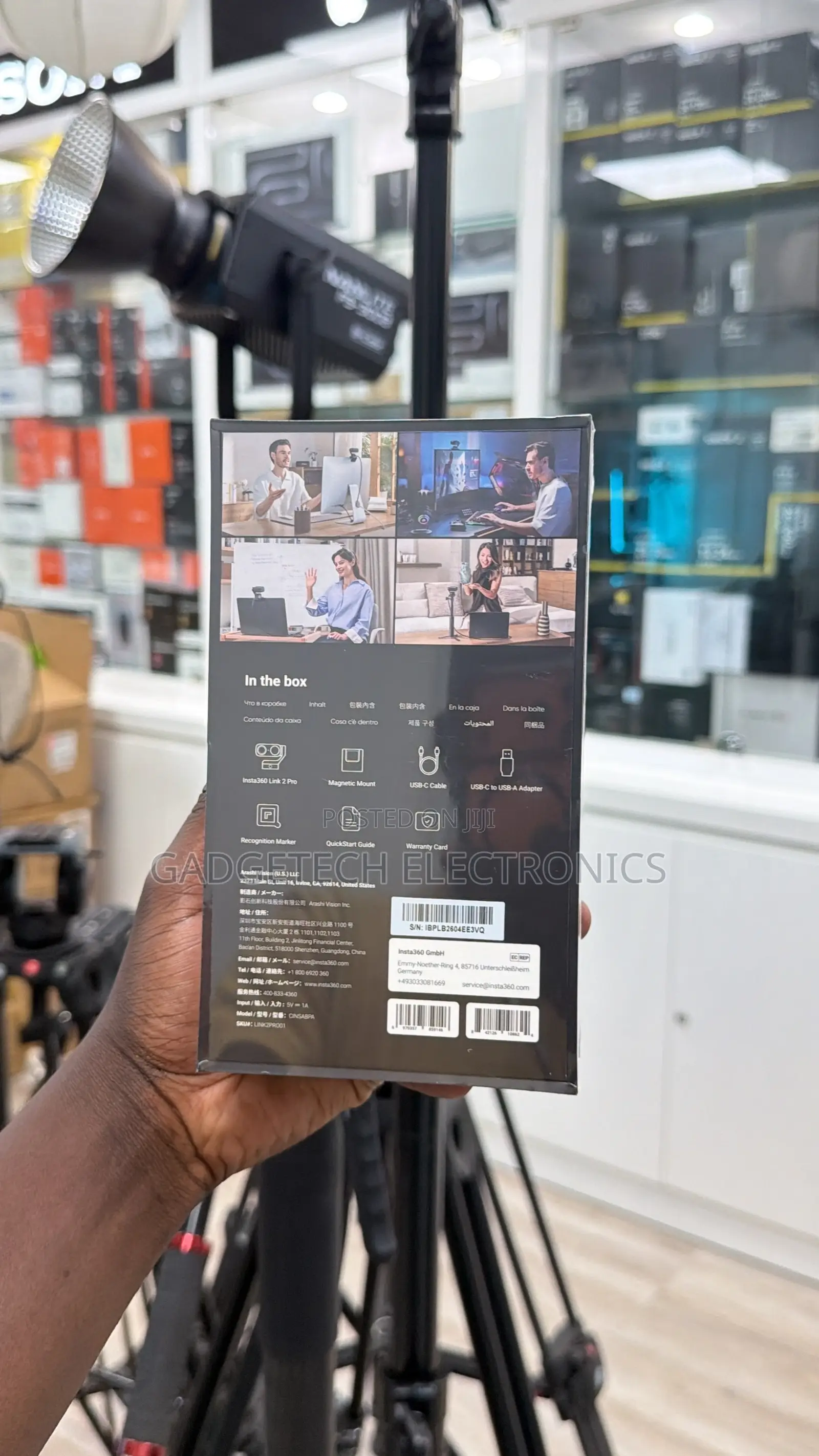 Insta360 Link 2 4K AI Webcam