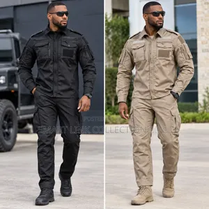 Two-Piece Tactical Combat Jacket and Cargo Pants
