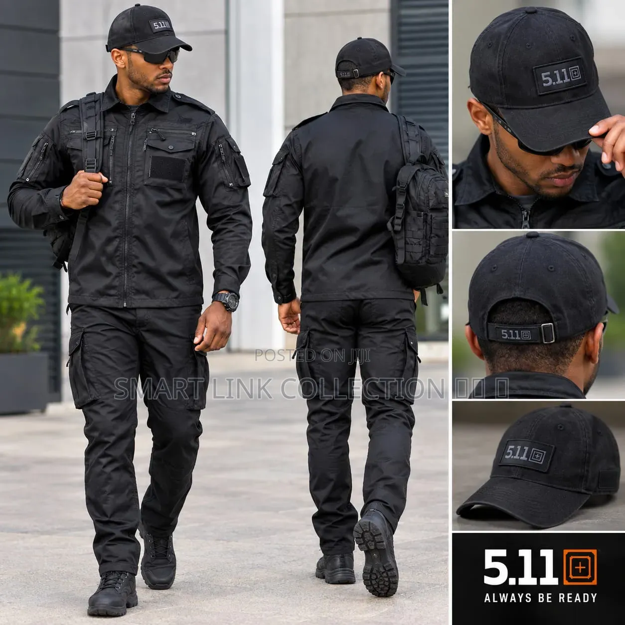 Two-Piece Tactical Combat Jacket and Cargo Pants