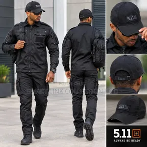 Two-Piece Tactical Combat Jacket and Cargo Pants