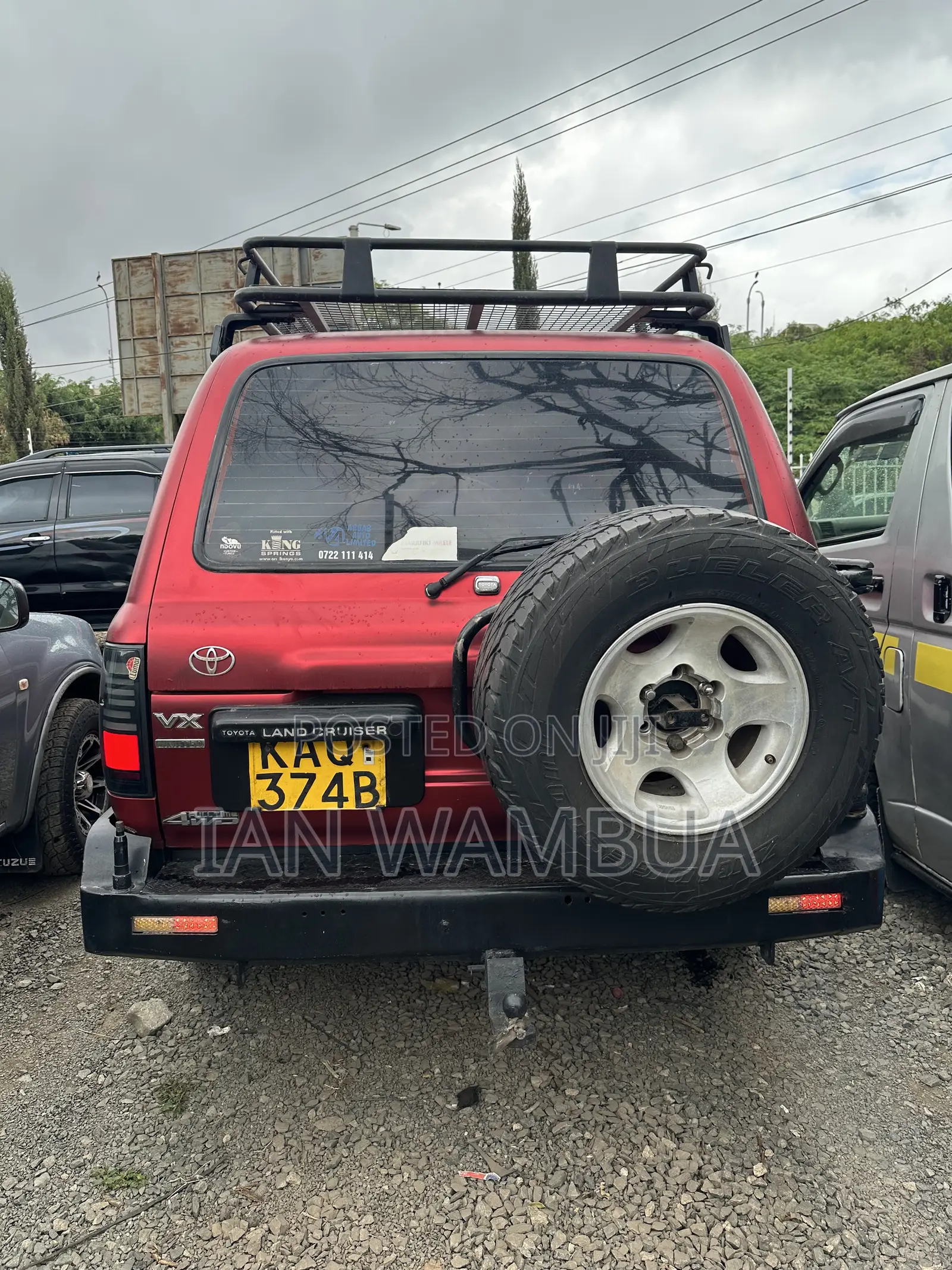 Toyota Land Cruiser 1992 Red
