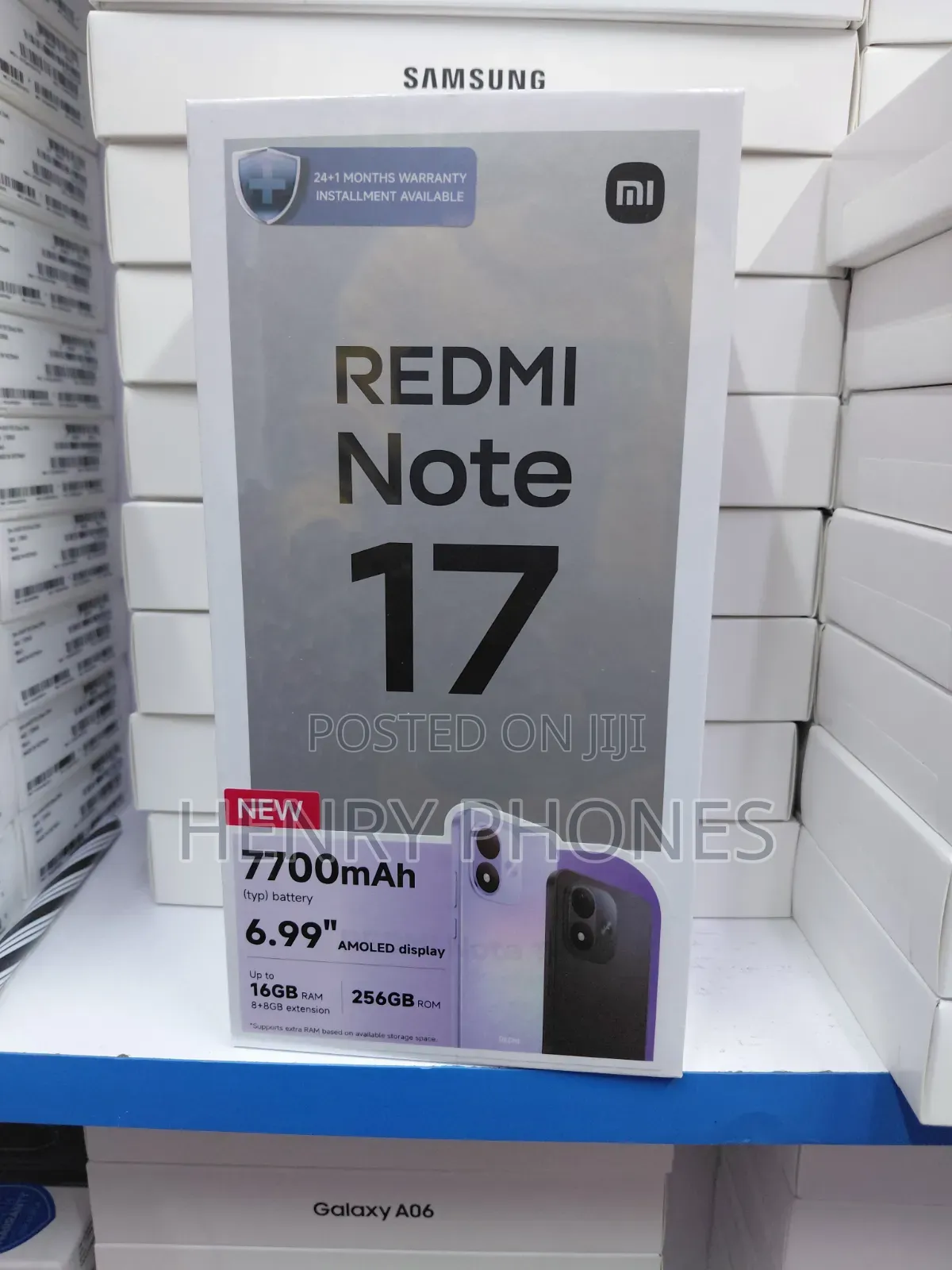 New Xiaomi Redmi Note 17 256 GB Red