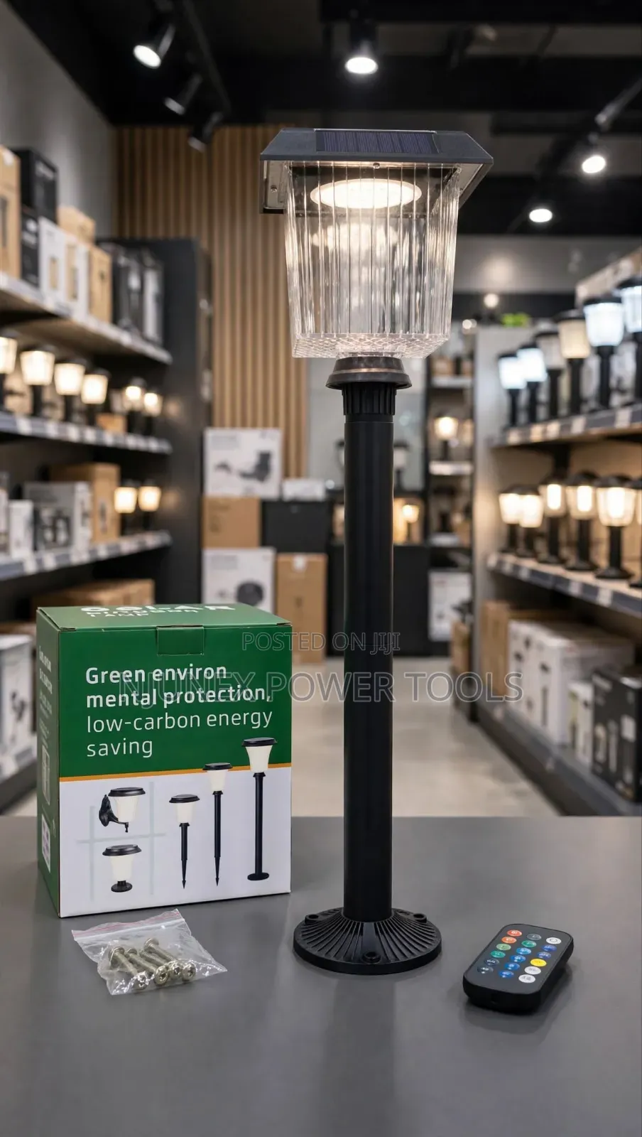 YX 3103 Solar Garden Pillar Light