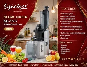 Signature Slow Juicer SG-1507 150W Cold Press Juicer