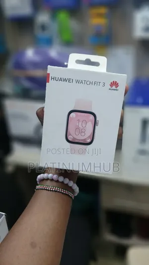 Pink Smartwatch Huawei Watch Fit 3