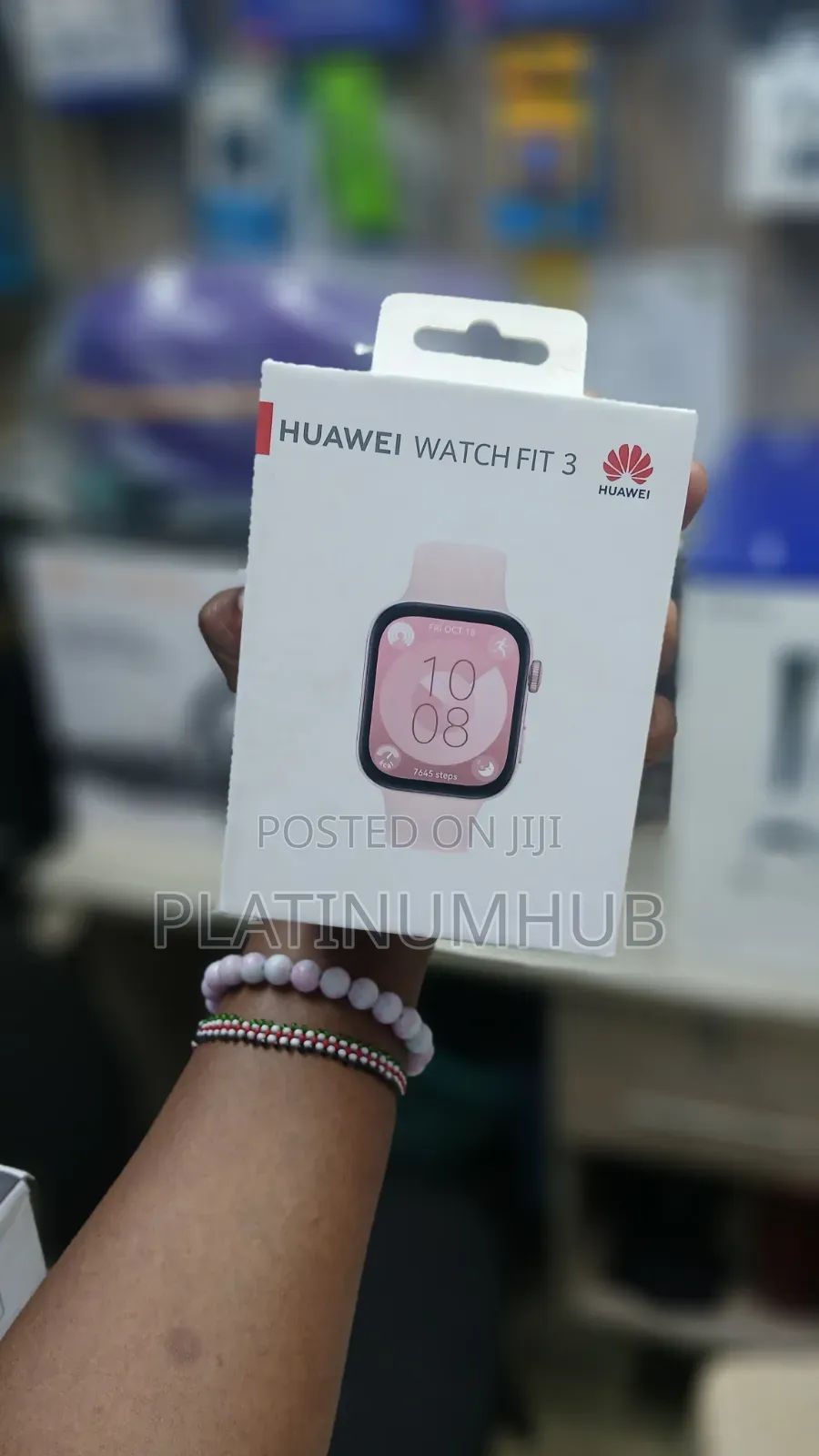 Pink Smartwatch Huawei Watch Fit 3